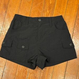 Love Tree High Waist Black Cargo Shorts Medium Women’s